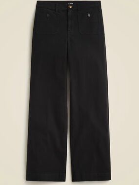 J. Crew Sailor Slim Wide Leg Chinos